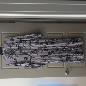 Maxi dress purple and black size medium